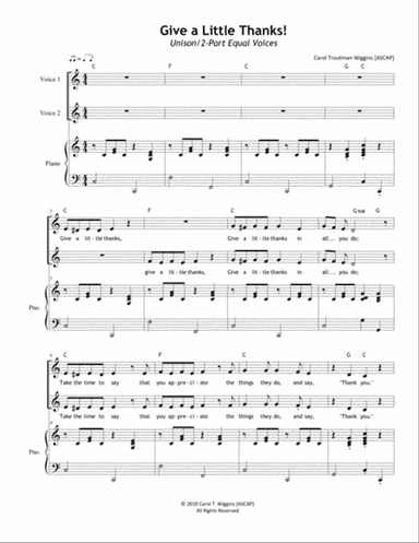 Give A Little Thanks!