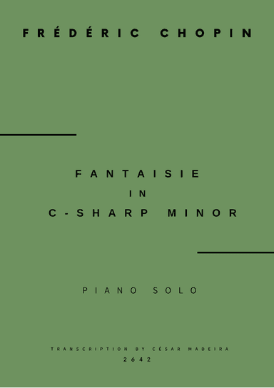 Fantaisie-Improptu in C# minor - Piano Solo (Full Score)