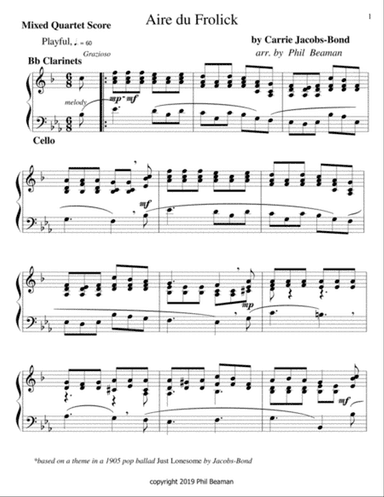 Aire du Frolick-mixed quartet