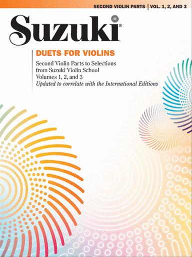 Suzuki Violin School, Volumes 1-3 Duets - 2nd Violin Parts