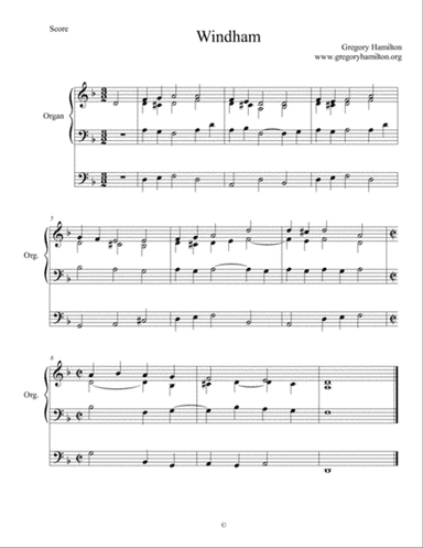 Windham - Alternate harmonization