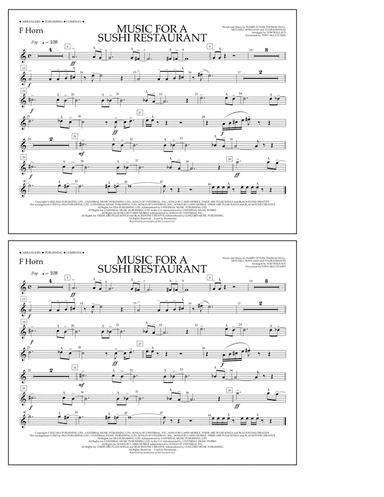 Music For A Sushi Restaurant (arr. Tom Wallace) - F Horn