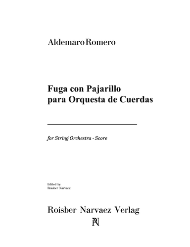 Fuga Con Pajarillo - Aldemaro Romero - String Orchestra