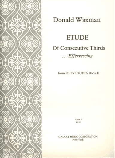 Etude No. 22: Consecutive Thirds (Effervescing)