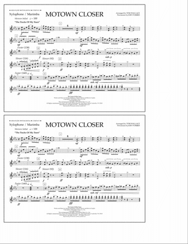 Motown Closer (arr. Tom Wallace) - Xylophone/Marimba