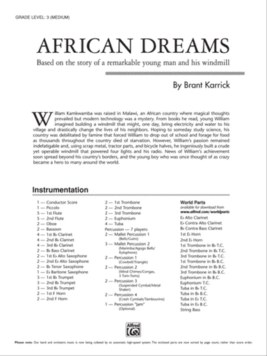 African Dreams: Score