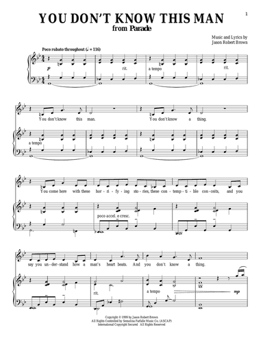 You Don't Know This Man (from Parade)