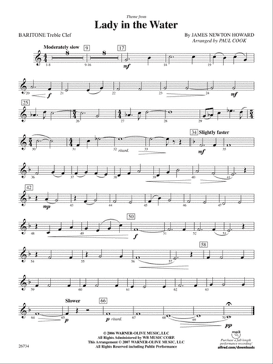 Lady in the Water: Baritone T.C.