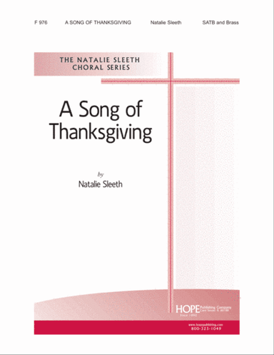 A Song of Thanksgiving