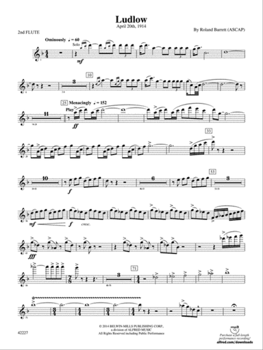 Ludlow: 2nd Flute