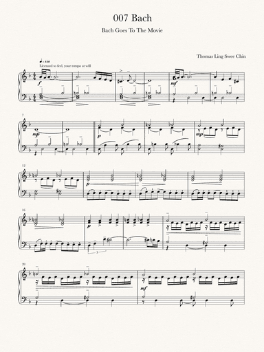 Toccata in D minor (Parody with 007 theme) with bonus