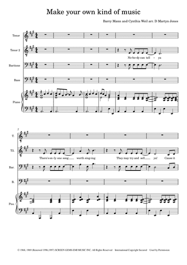 Make Your Own Kind Of Music