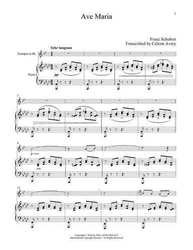 Ave Maria, Op. 52, No. 6