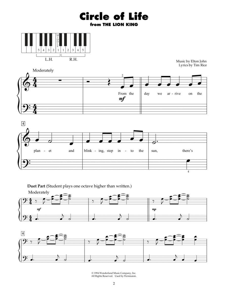 Circle Of Life (from The Lion King)