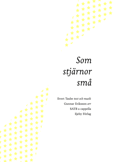 Som stjärnor små