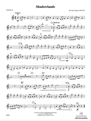 Shadowlands: 2nd Violin