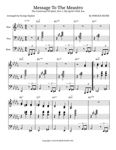 Message To The Meastro