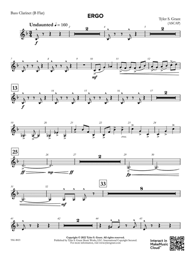 Ergo: Bass Clarinet