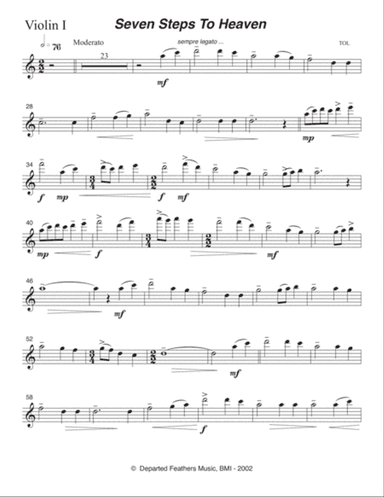 Seven Steps To Heaven (2002) Violin 1 part