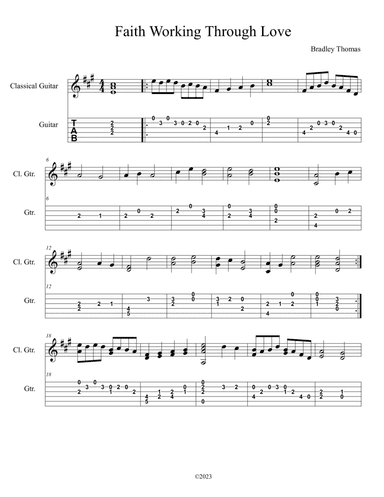 Faith Working Through Love