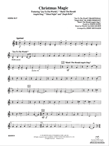 Christmas Magic: 1st F Horn