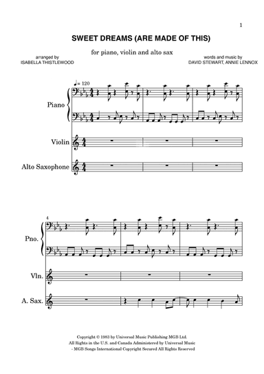 Sweet Dreams (are Made Of This)