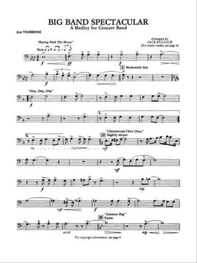Big Band Spectacular: 2nd Trombone