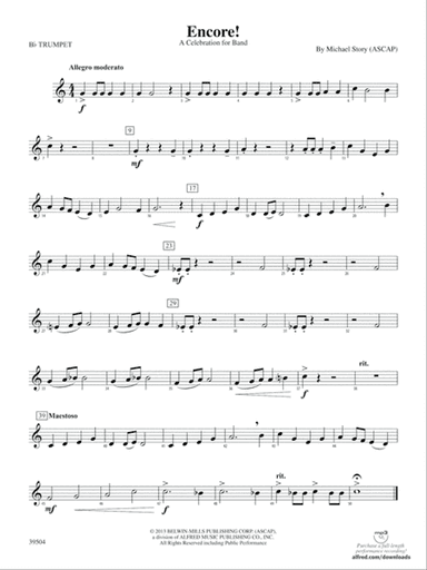 Encore!: 1st B-flat Trumpet