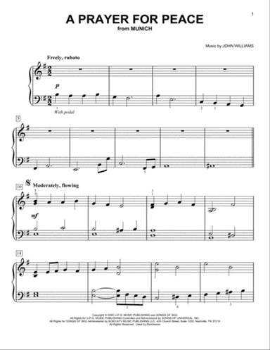 A Prayer For Peace (from Munich)