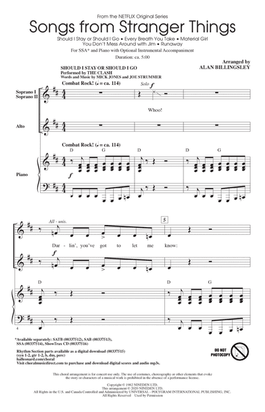 Songs from Stranger Things (arr. Alan Billingsley)