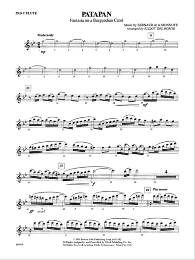 Patapan: 2nd Flute