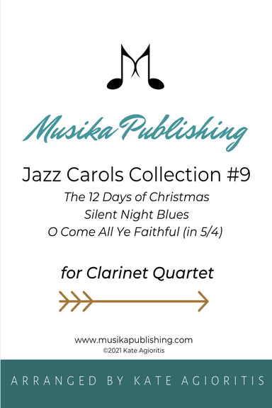 Jazz Carols Collection for Clarinet Quartet - Set Nine