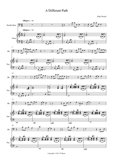 A Different Path - Double Bass and Piano