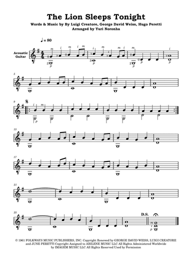 The Lion Sleeps Tonight