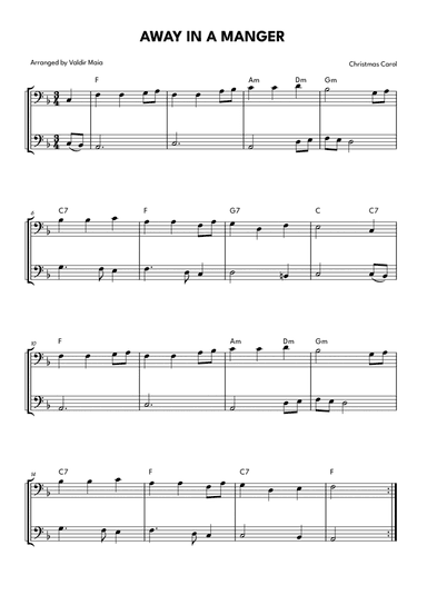 Away In A Manger - Bassoon Duet