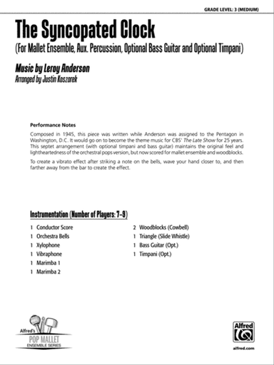 The Syncopated Clock: Score