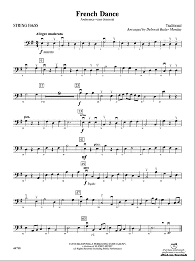 French Dance: String Bass