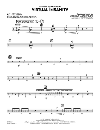 Virtual Insanity - Aux Percussion