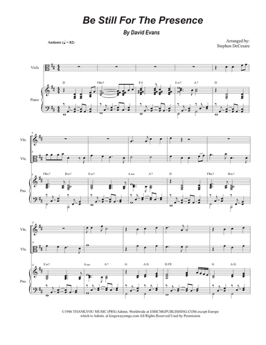 Be Still For The Presence