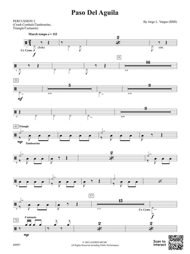 Paso Del Aguila: 2nd Percussion