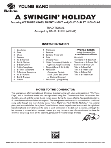 A Swingin' Holiday: Score