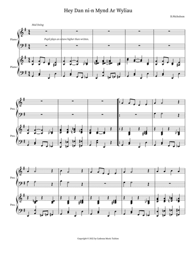 Hey Dan ni-n Mynd Ar Wyliau