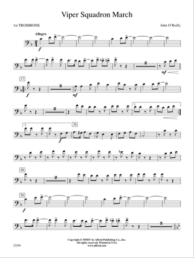 Viper Squadron March: 1st Trombone