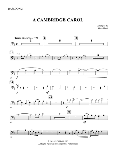 A Cambridge Carol: 2nd Bassoon
