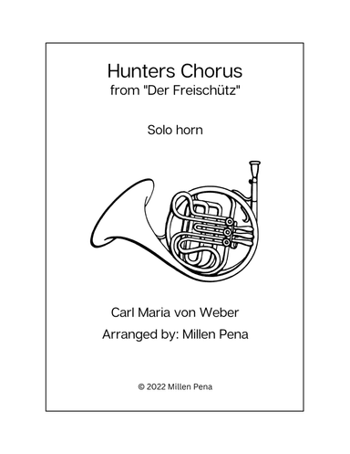 Hunter's Chorus - Solo F Horn