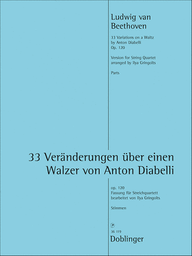 33 Veranderungen uber einen Walzer von Anton Diabelli