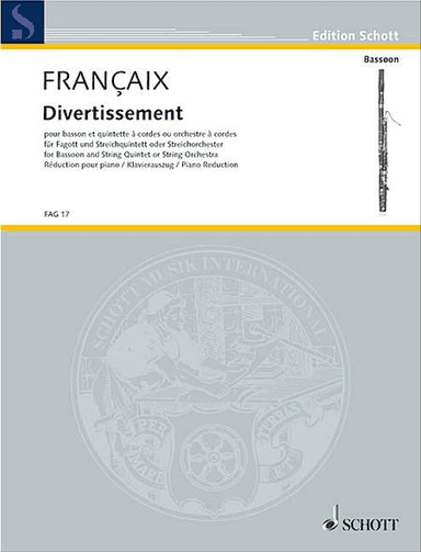 Divertissement for Bassoon and Strings