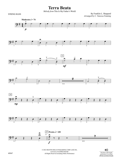 Terra Beata: String Bass