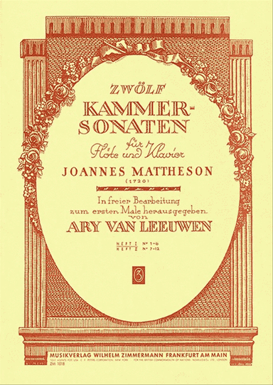 Twelve Chamber Sonatas Heft 1