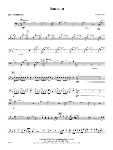 Tsunami: 2nd Trombone
